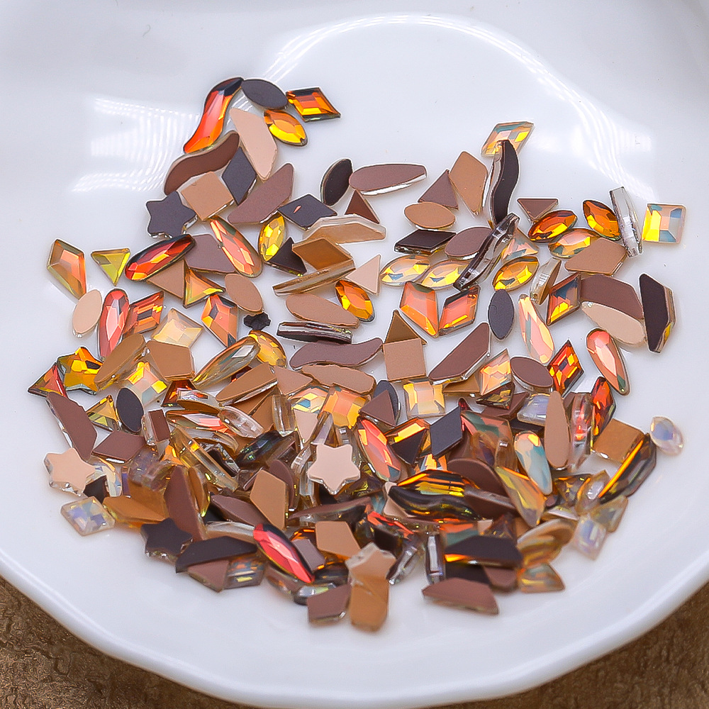 100Pcs Mini Maillard Color 3D  - огляд і ціна Nail Art Xs