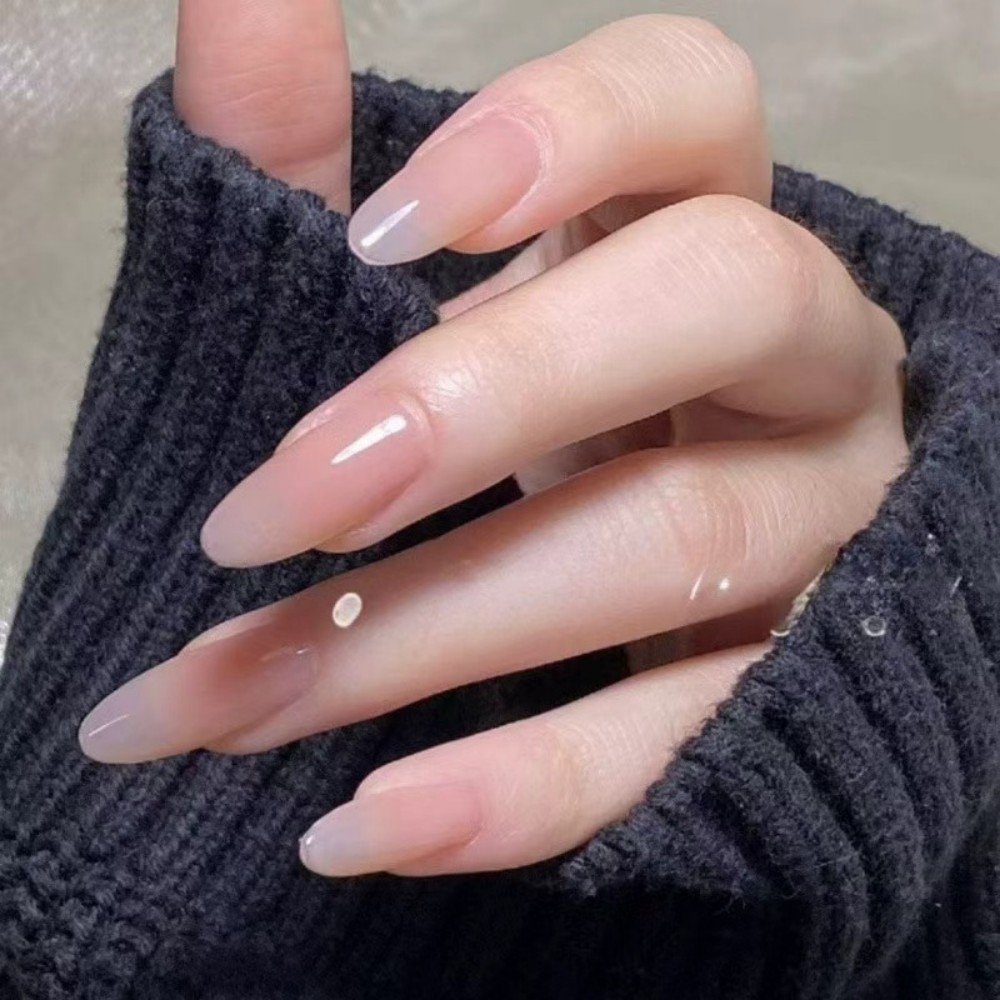 24Pcs Matte Nude Fake Nail Fas - огляд і ціна Nail Art Simple