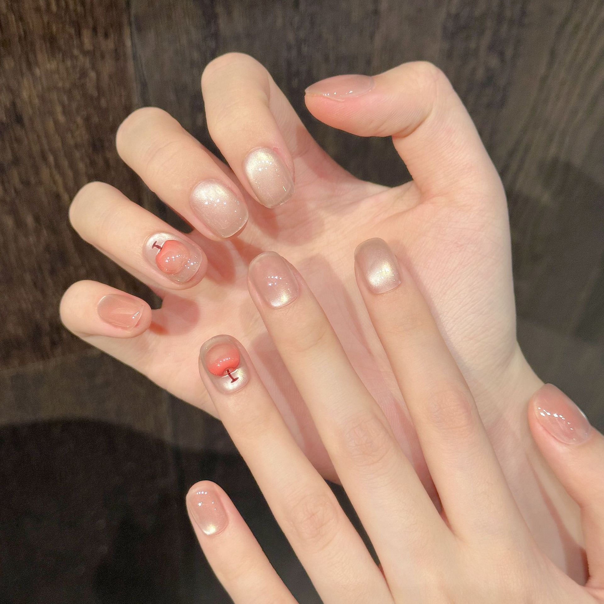 10pcs Handmade Press on Nails  - огляд і ціна Nail Art Cat Eye Simple