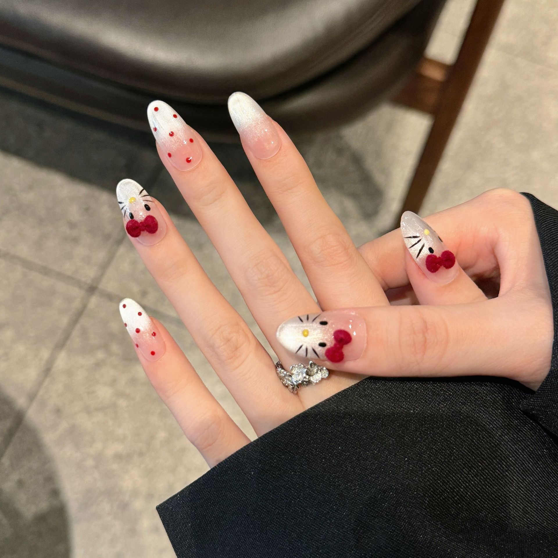 10pcs Pure Hand Pressed Oval N - огляд і ціна Nail Art Oval