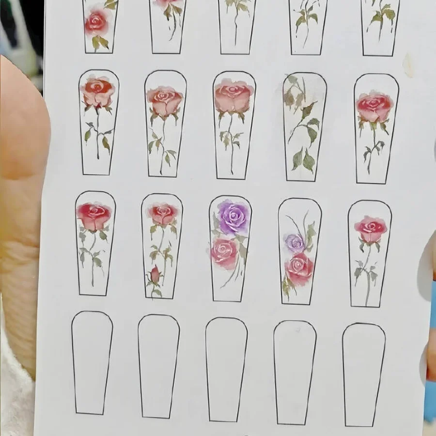 Nail Flower Practise Paper Tra - огляд і ціна Nail Art France