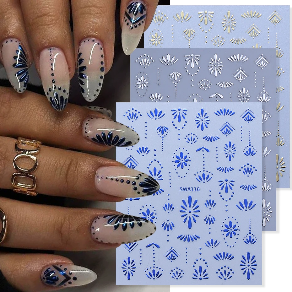 3pcs Bohemian Style Nail Stick - огляд і ціна Nail Art France