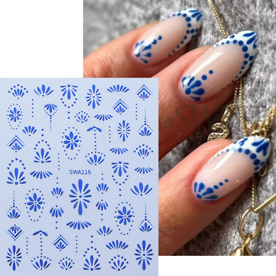 3pcs Bohemian Style Nail Stick - огляд і ціна Nail Art France