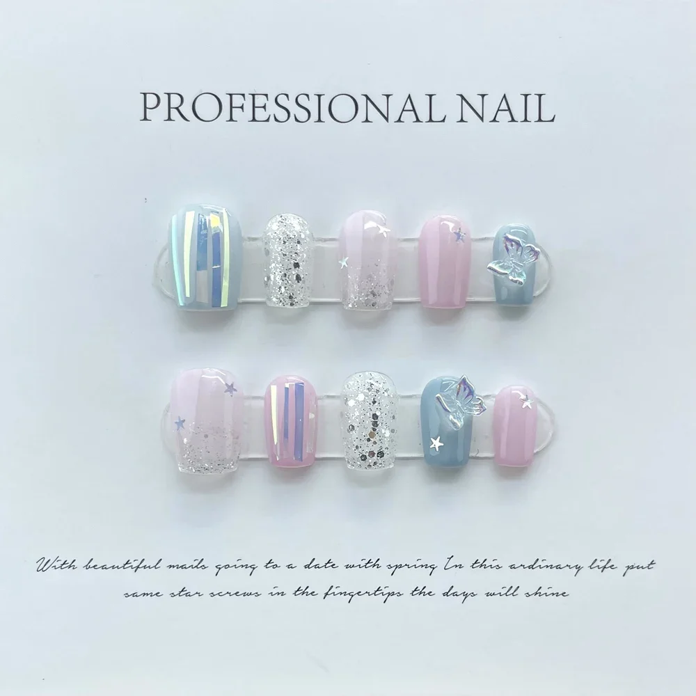 Handmade Short False Nails Pre - огляд і ціна Nail Art Xs