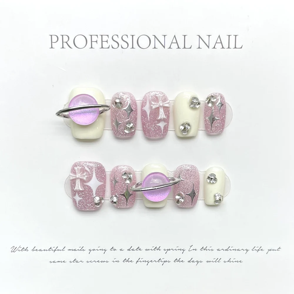 Handmade Short False Nails Pre - огляд і ціна Nail Art Xs