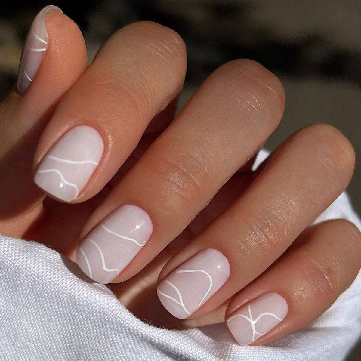 24Pcs Summer Orange Square Wea - огляд і ціна Nail Art Simple Elegant