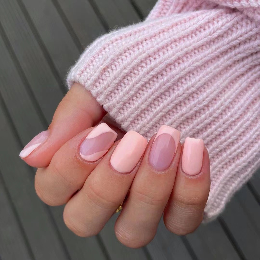 24Pcs Summer Orange Square Wea - огляд і ціна Nail Art Simple Elegant