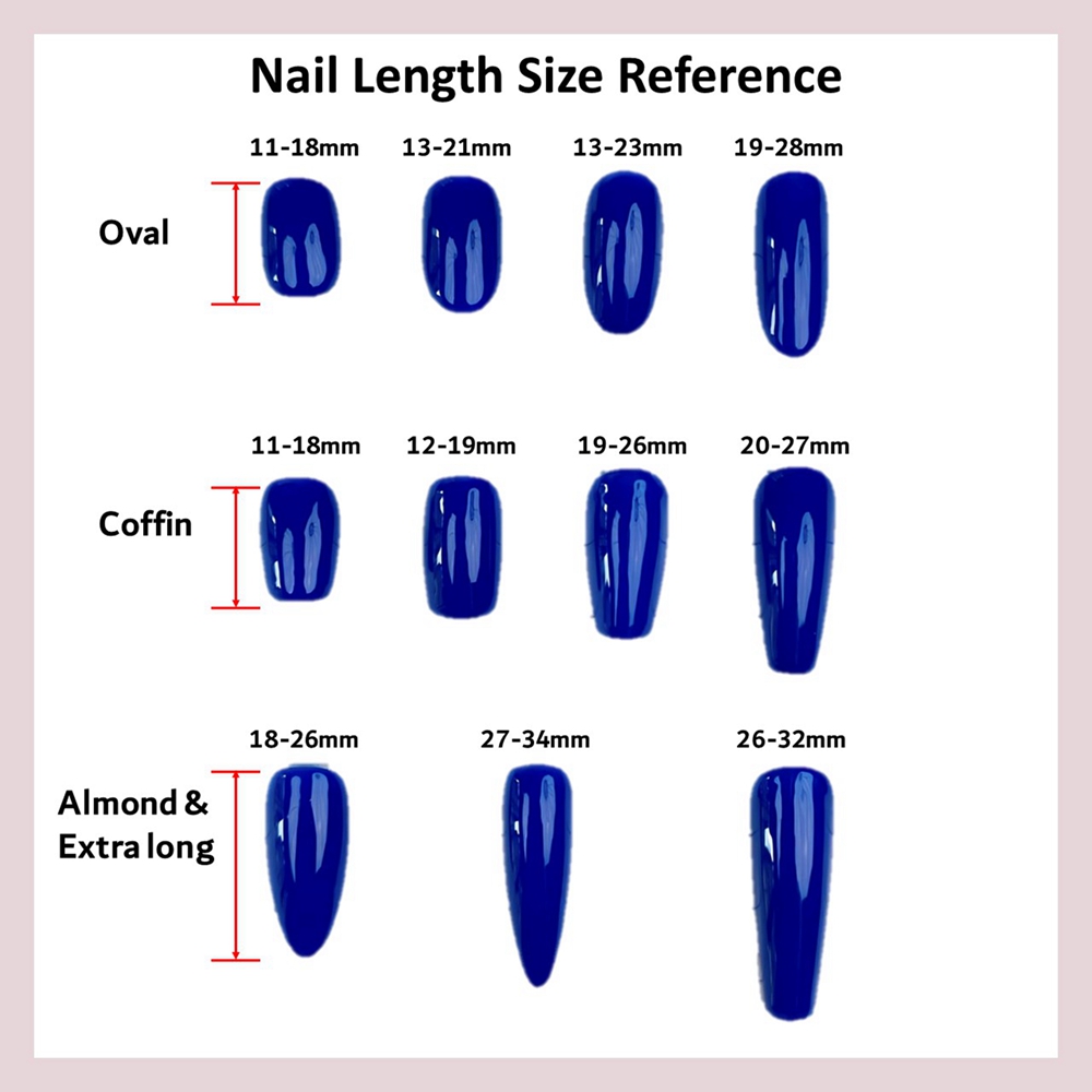 Handmade Nude Press on Nails L - огляд і ціна Nail Art Full Cat Eye