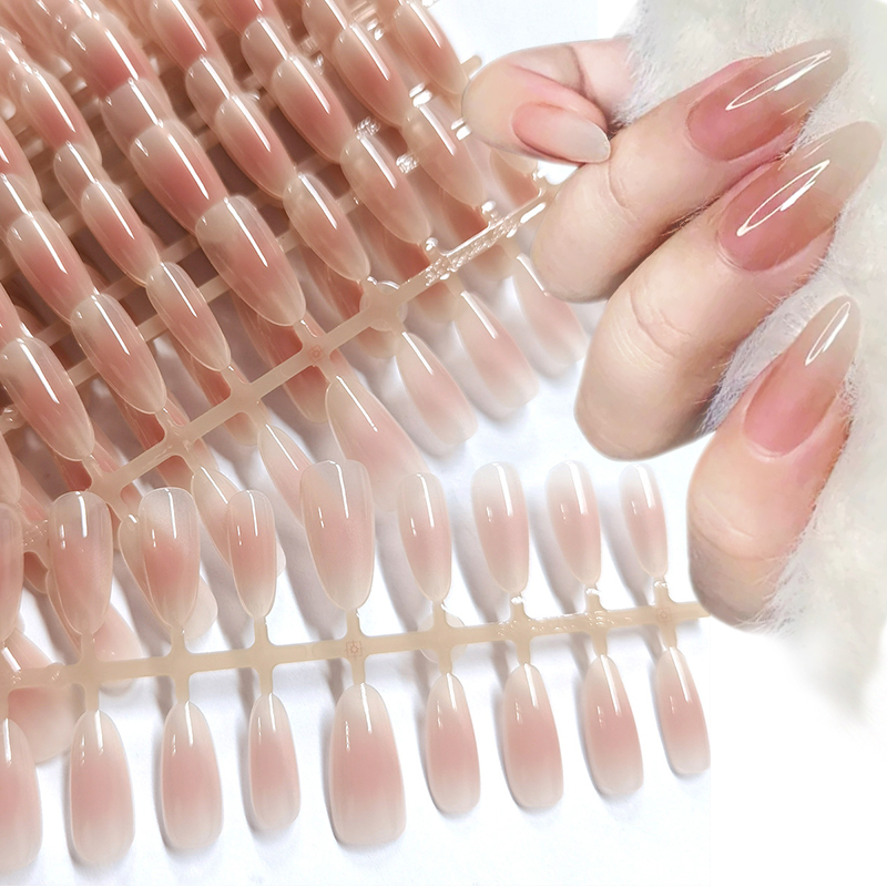 30Pcs Nude Color Fake Nail Fas - огляд і ціна Nail Art Xs