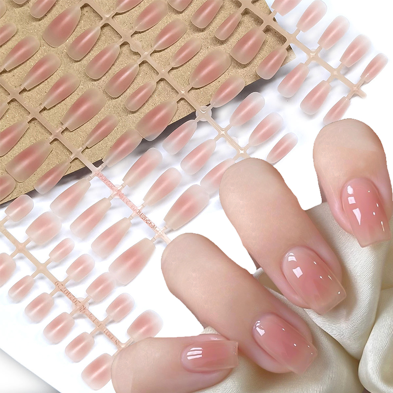 30Pcs Nude Color Fake Nail Fas - огляд і ціна Nail Art Xs