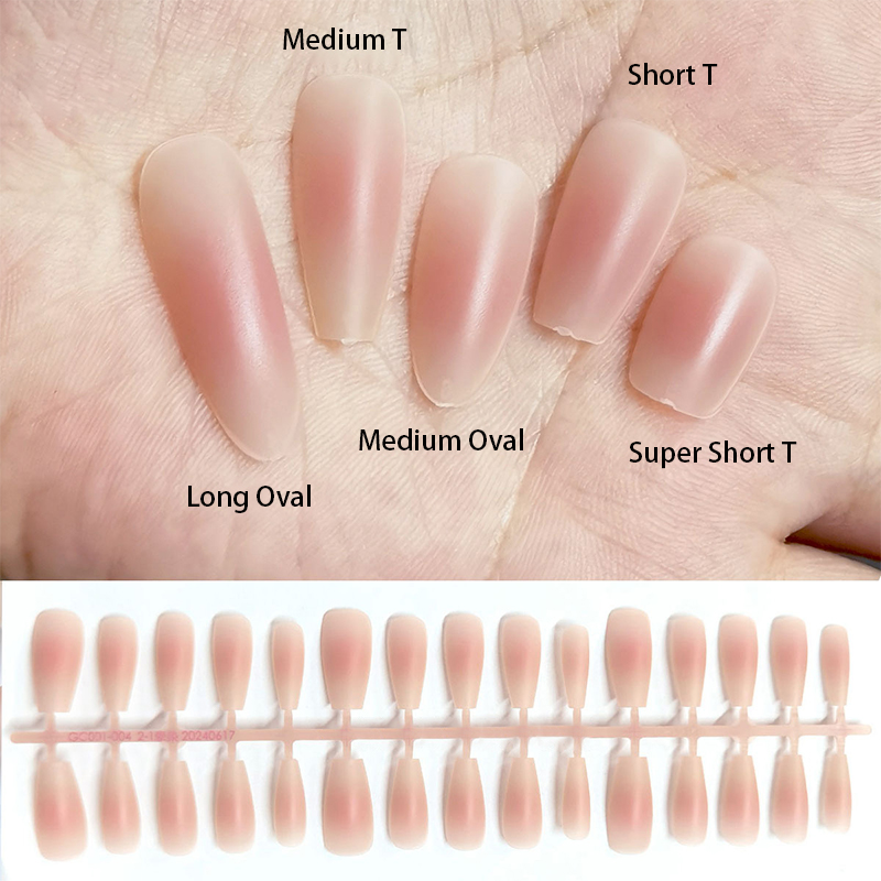 30Pcs Nude Color Fake Nail Fas - огляд і ціна Nail Art Xs