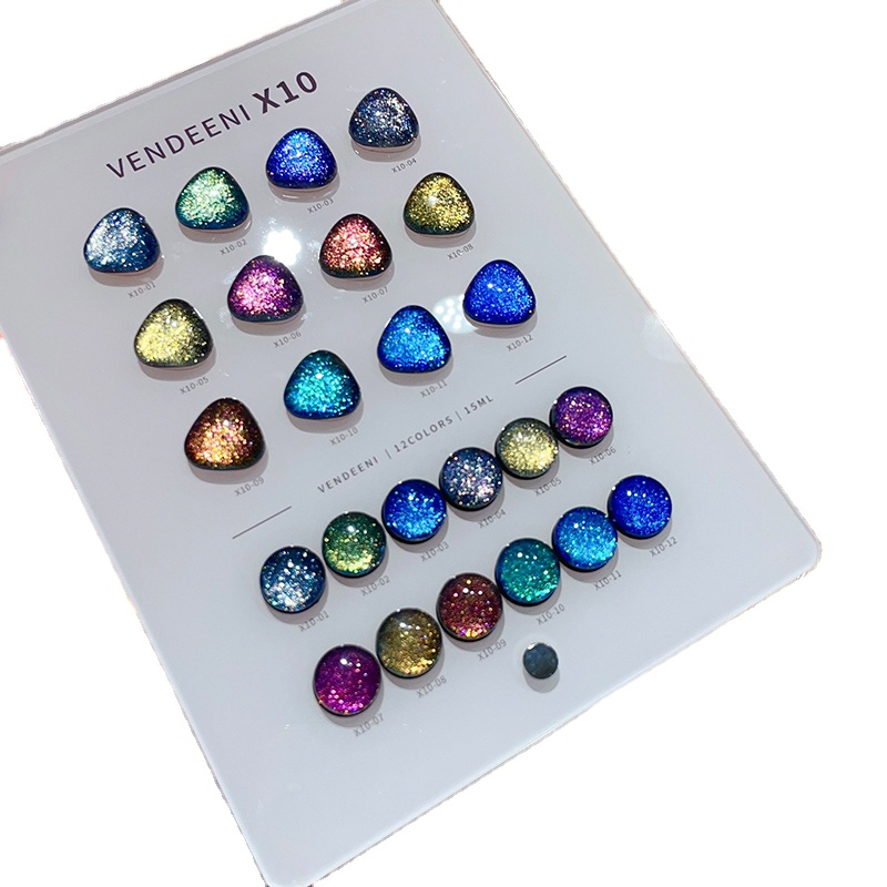 VENDEENI 18 Colors 12 Color Gl - огляд і ціна Nail Art Glitter