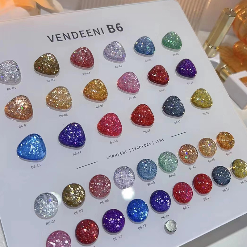 VENDEENI 18 Colors 12 Color Gl - огляд і ціна Nail Art Glitter