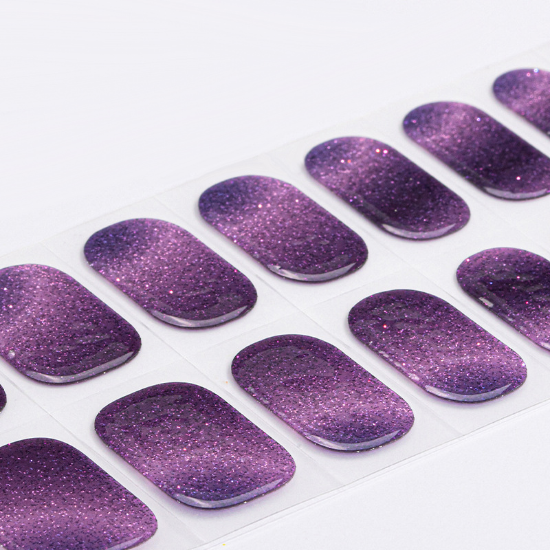 Semi-cured Gel Nail Sticker Fu - огляд і ціна Nail Art Full Cat Eye